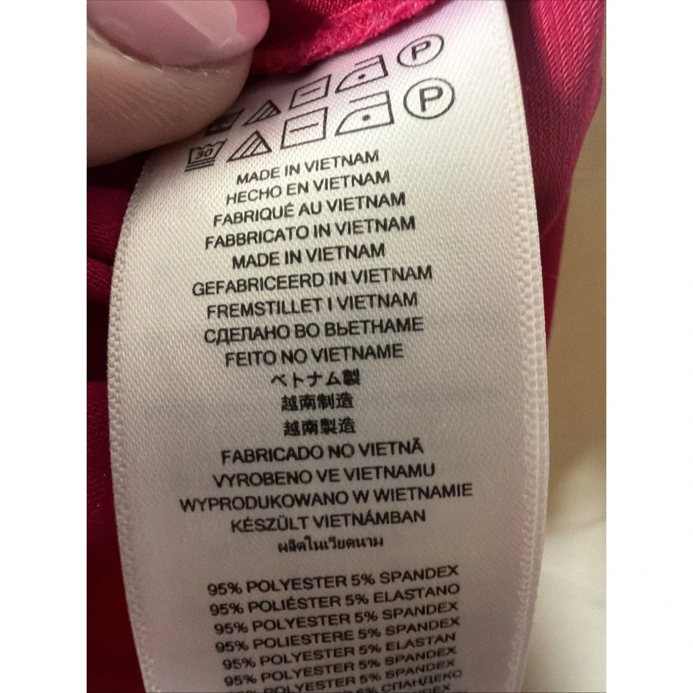 Michael Kors Womens Small Pink‎ Long Sleeve Top Zipper Shoulder Detail